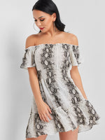 ODM Ladies Short Sleeve Mini Dress
