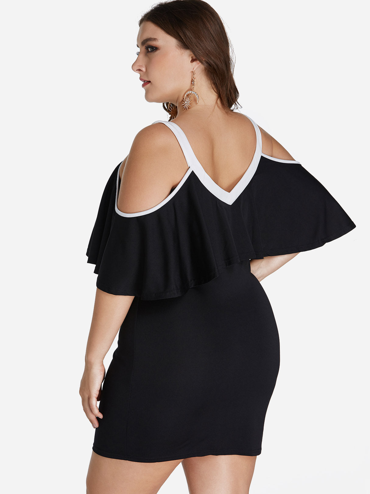 NEW FEELING Womens Color Block Plus Size Dresses