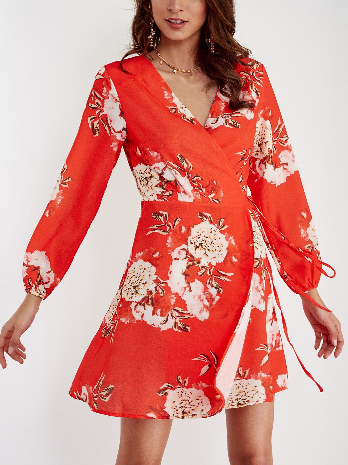 OEM Ladies Red Mini Dresses