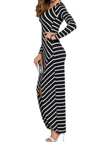 OEM Ladies Black Maxi Dresses