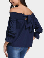NEW FEELING Womens Navy T-Shirts