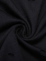Short Sleeve Long Black Dress