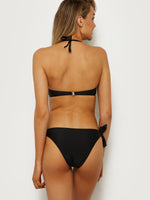 Custom Cute Black Bikinis Bottoms