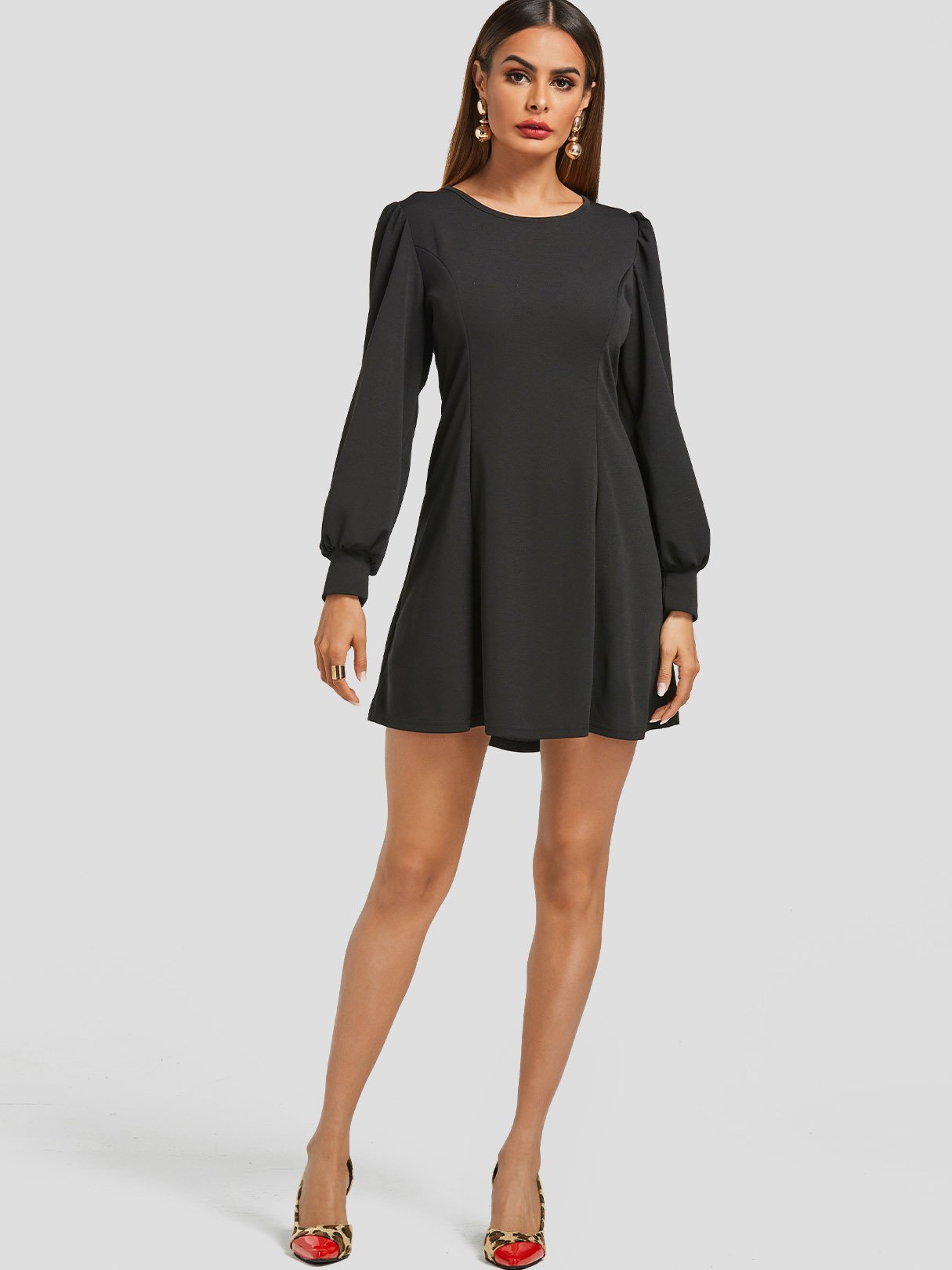 OEM ODM Womens Long Sleeve Casual Dresses