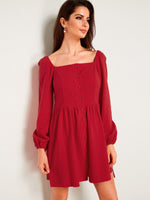 ODM Ladies Long Sleeve Mini Dress