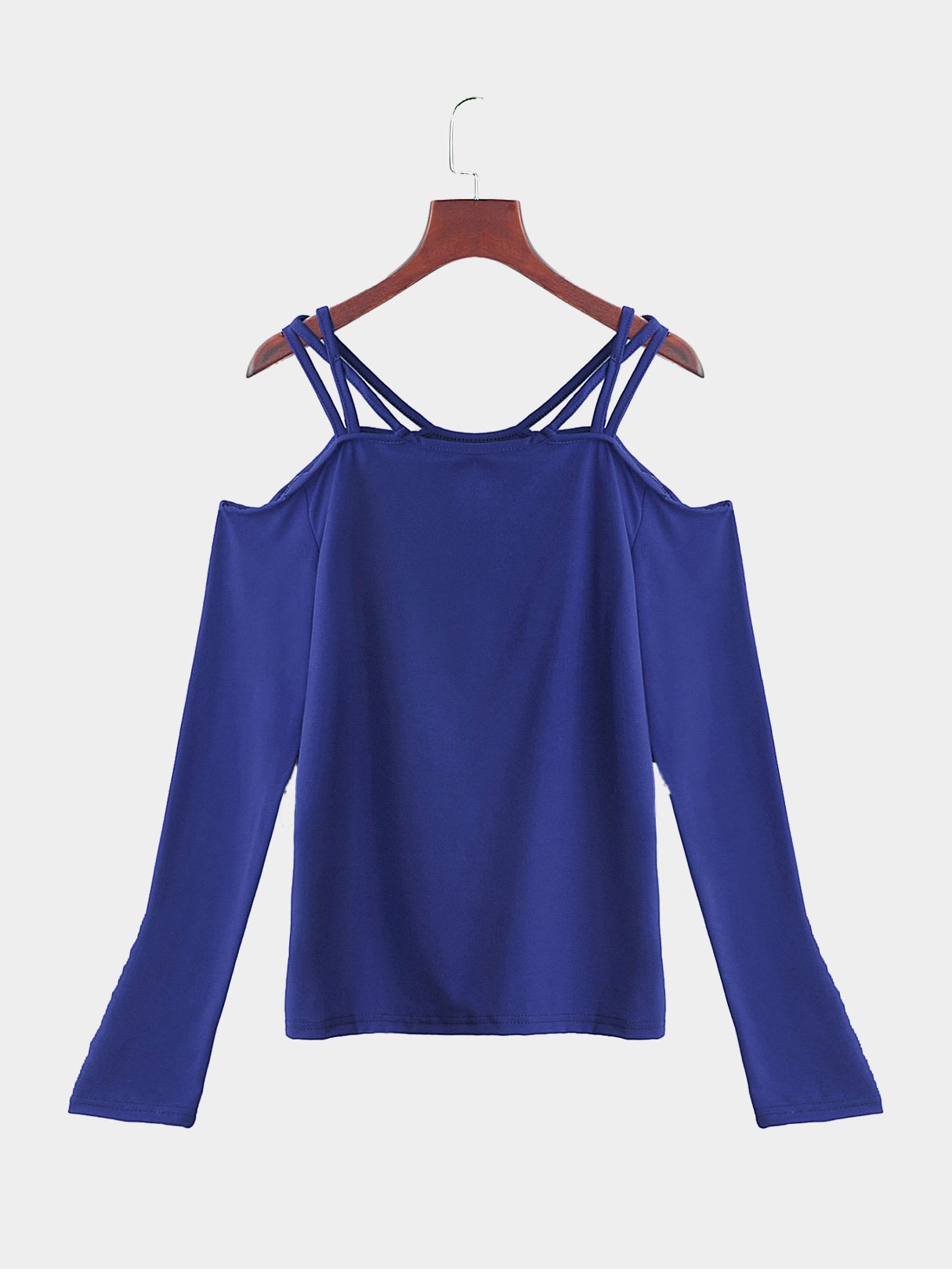 NEW FEELING Womens Blue T-Shirts