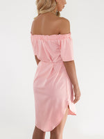 NEW FEELING Womens Pink Mini Dresses