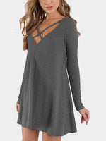 OEM ODM Womens Grey Mini Dresses