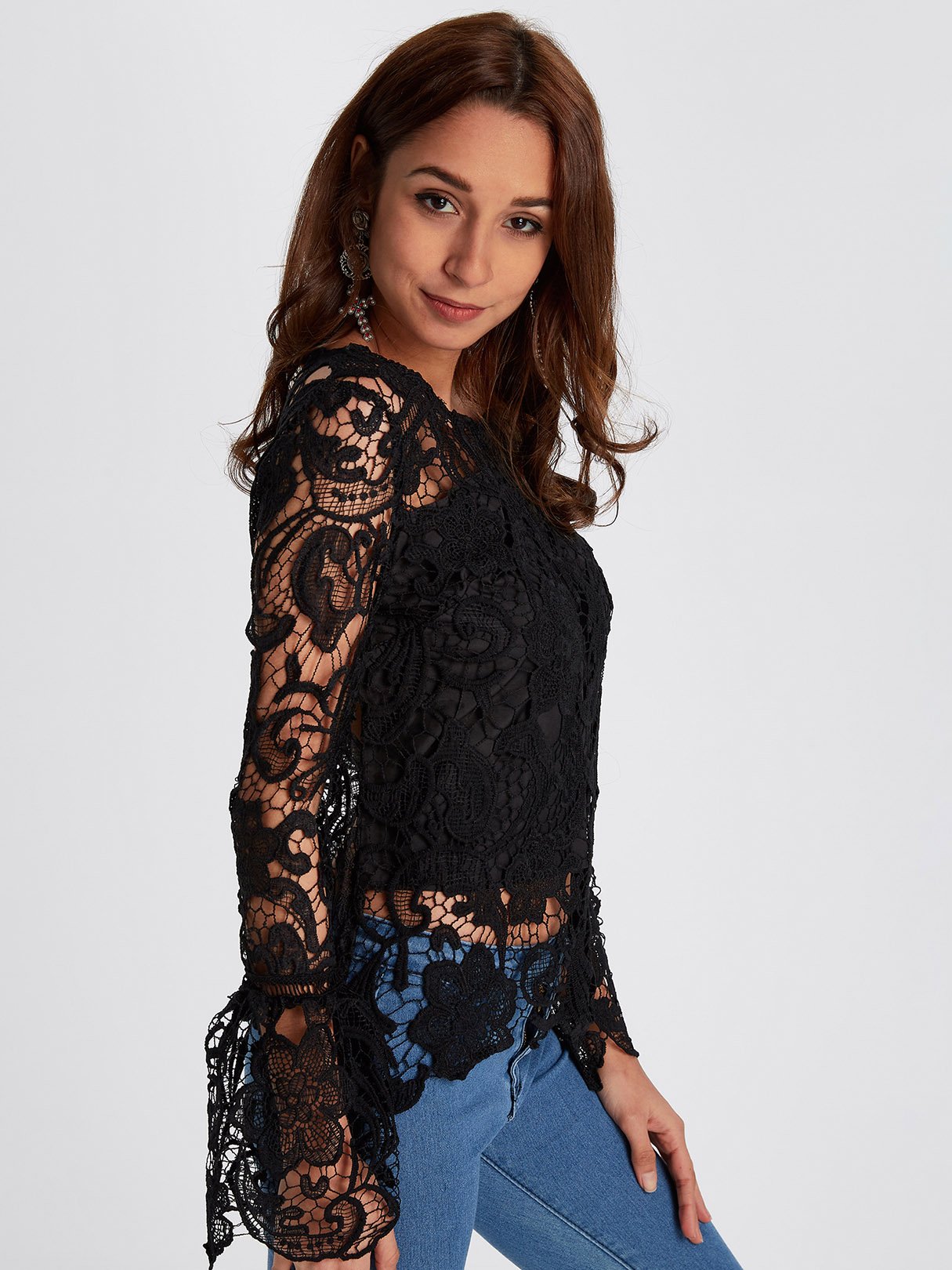 Custom Ladies Navy Blouses