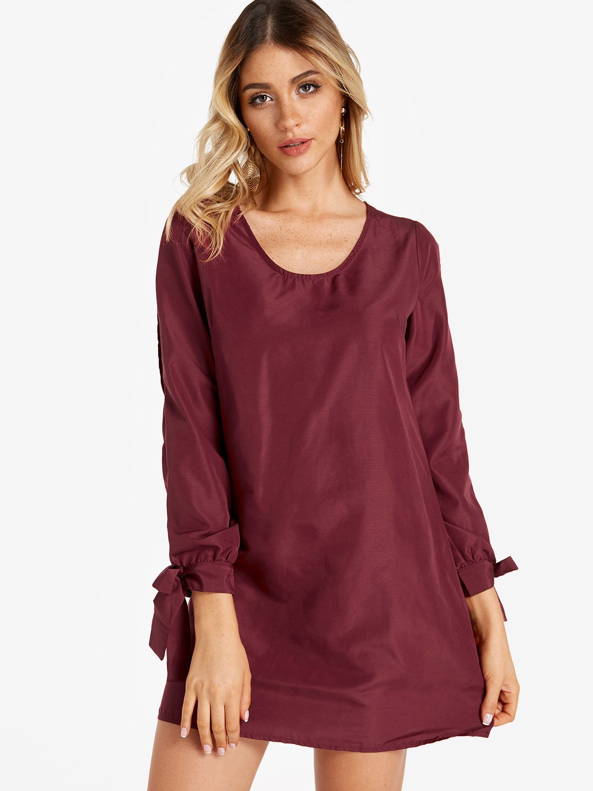 ODM Ladies Long Sleeve Casual Dresses