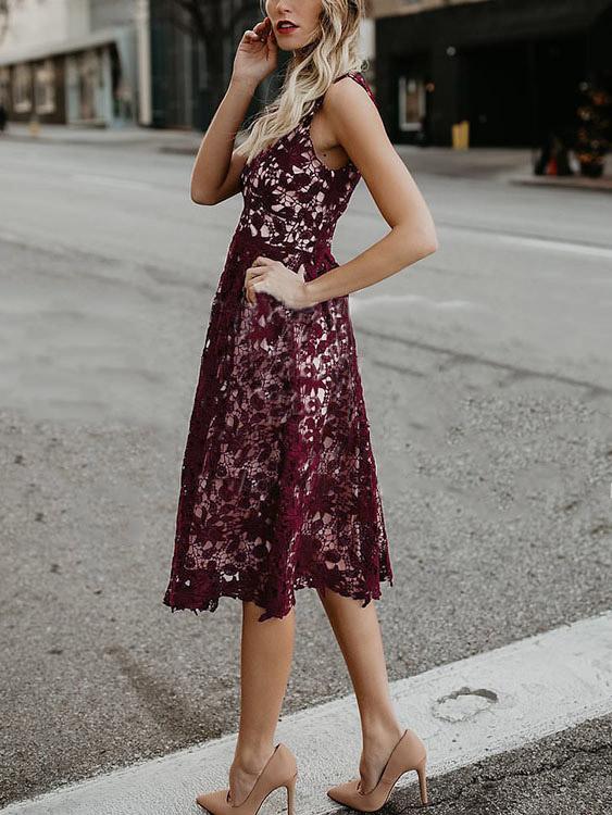 ODM Ladies Sleeveless Midi Dress
