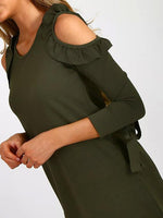 OEM Ladies Army Green Mini Dresses