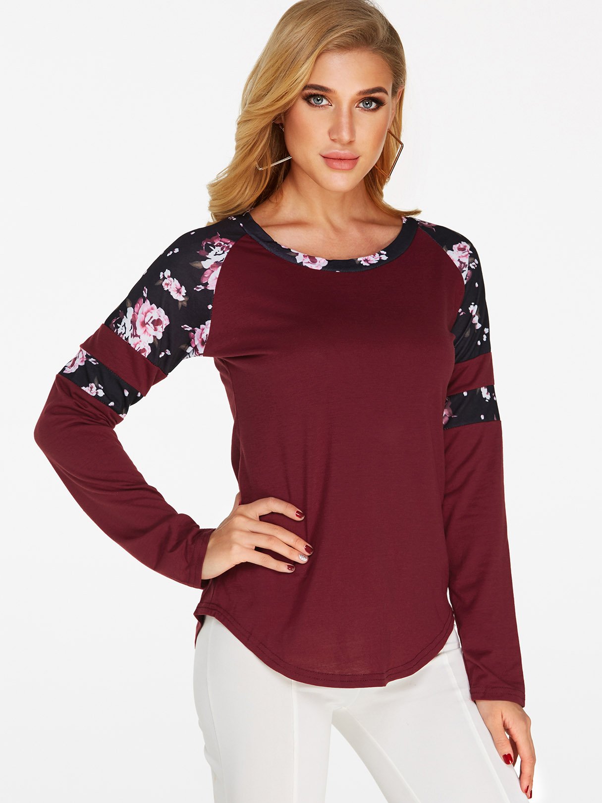 OEM Ladies Burgundy T-Shirts