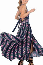 NEW FEELING Womens Floral Maxi Dresses