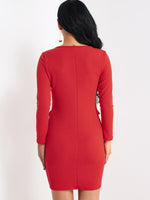 Custom Ladies V-Neck Mini Dress