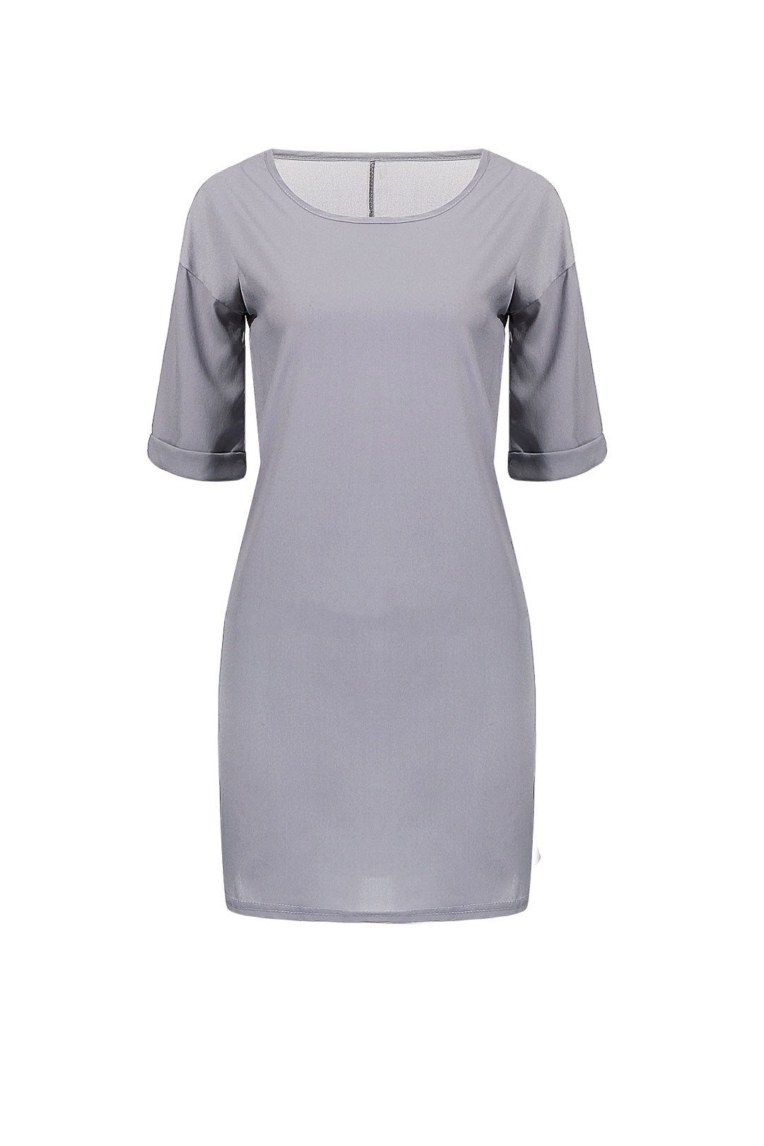 Wholesale Longline T-Shirt With Curled Sleeves
