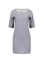 Wholesale Longline T-Shirt With Curled Sleeves