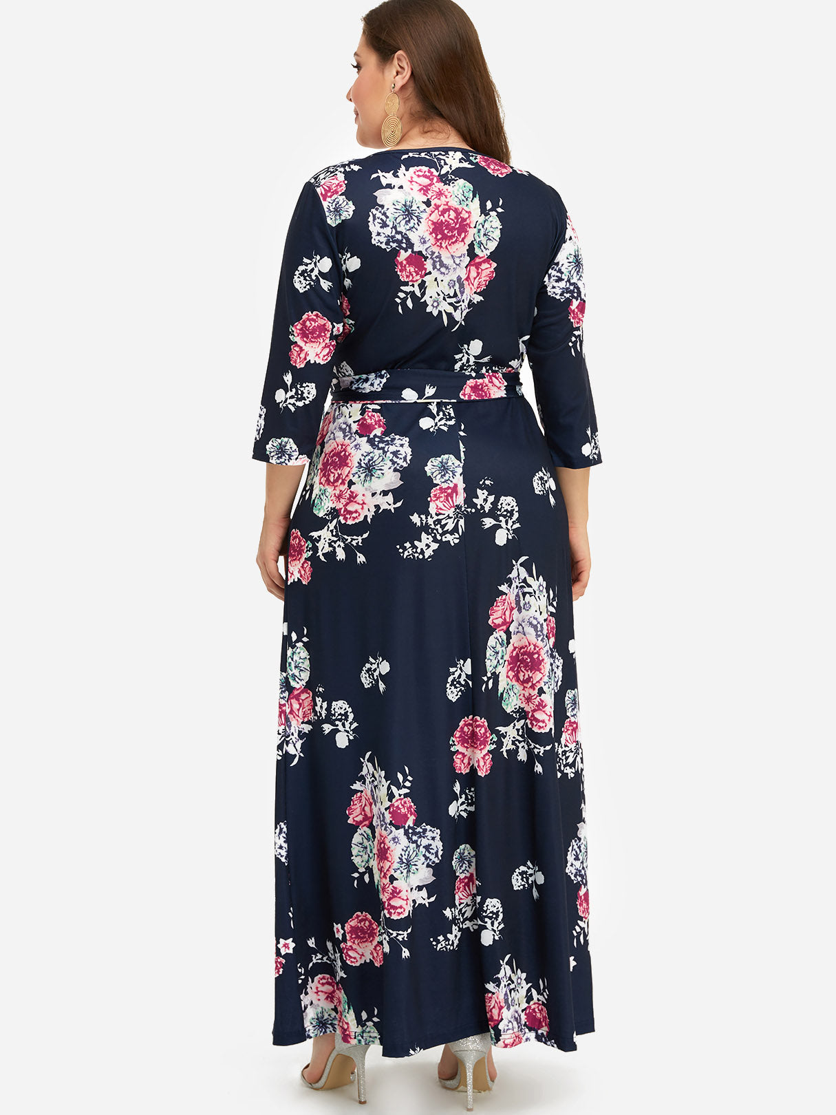 NEW FEELING Womens Blue Plus Size Dresses