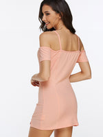 NEW FEELING Womens Pink Mini Dresses