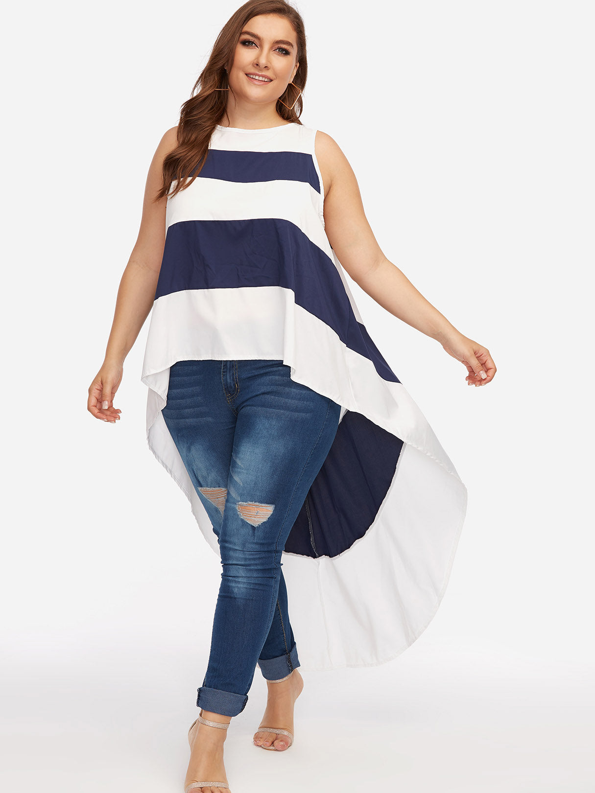 OEM ODM Womens Sleeveless Plus Size Tops