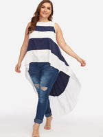 OEM ODM Womens Sleeveless Plus Size Tops