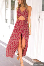 ODM Ladies Sleeveless Maxi Dress