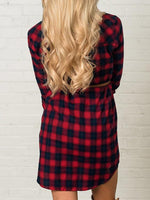 NEW FEELING Womens Red Mini Dresses