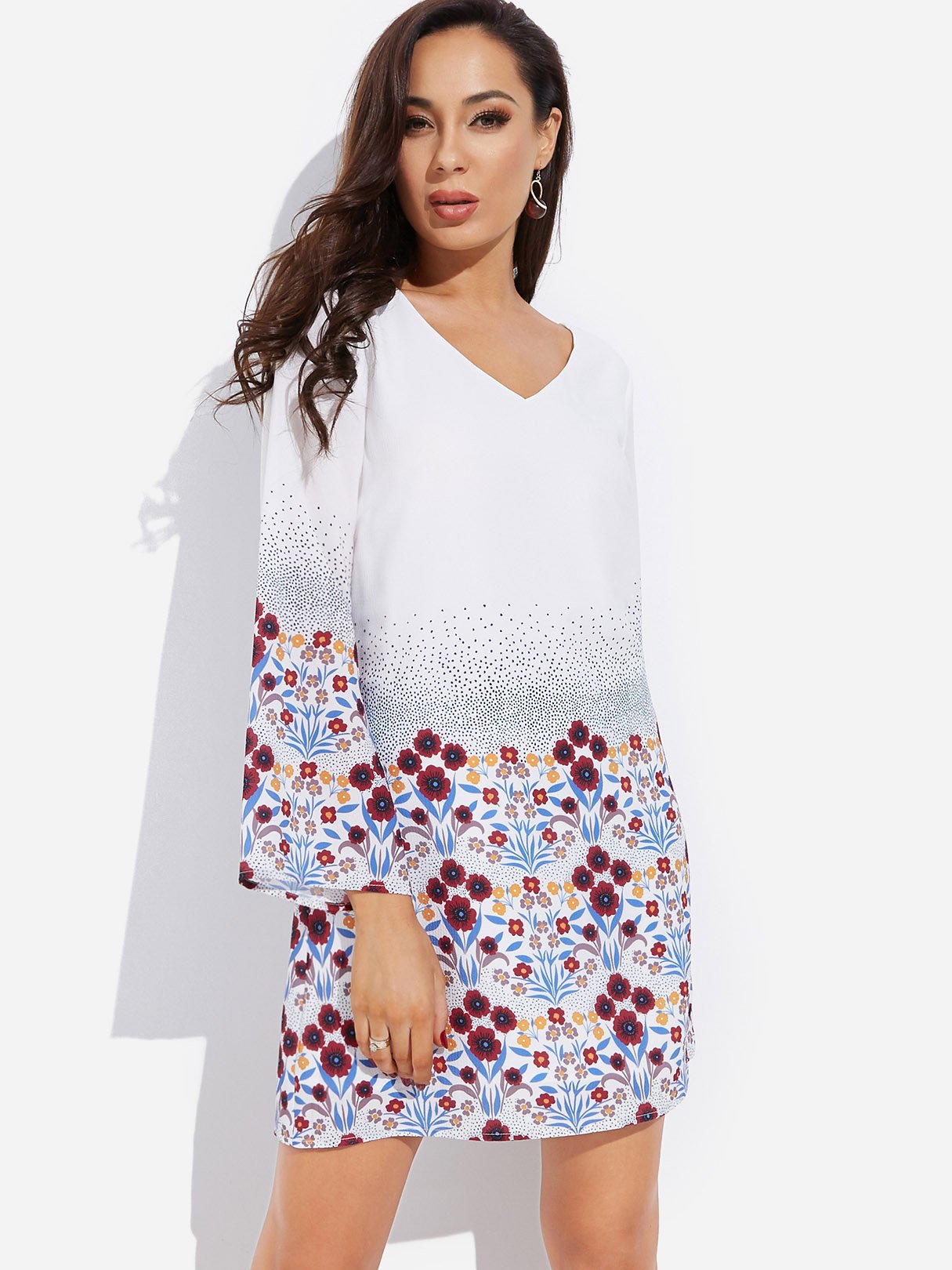 OEM Ladies Multi Floral Dresses