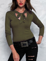OEM Ladies Green T-Shirts