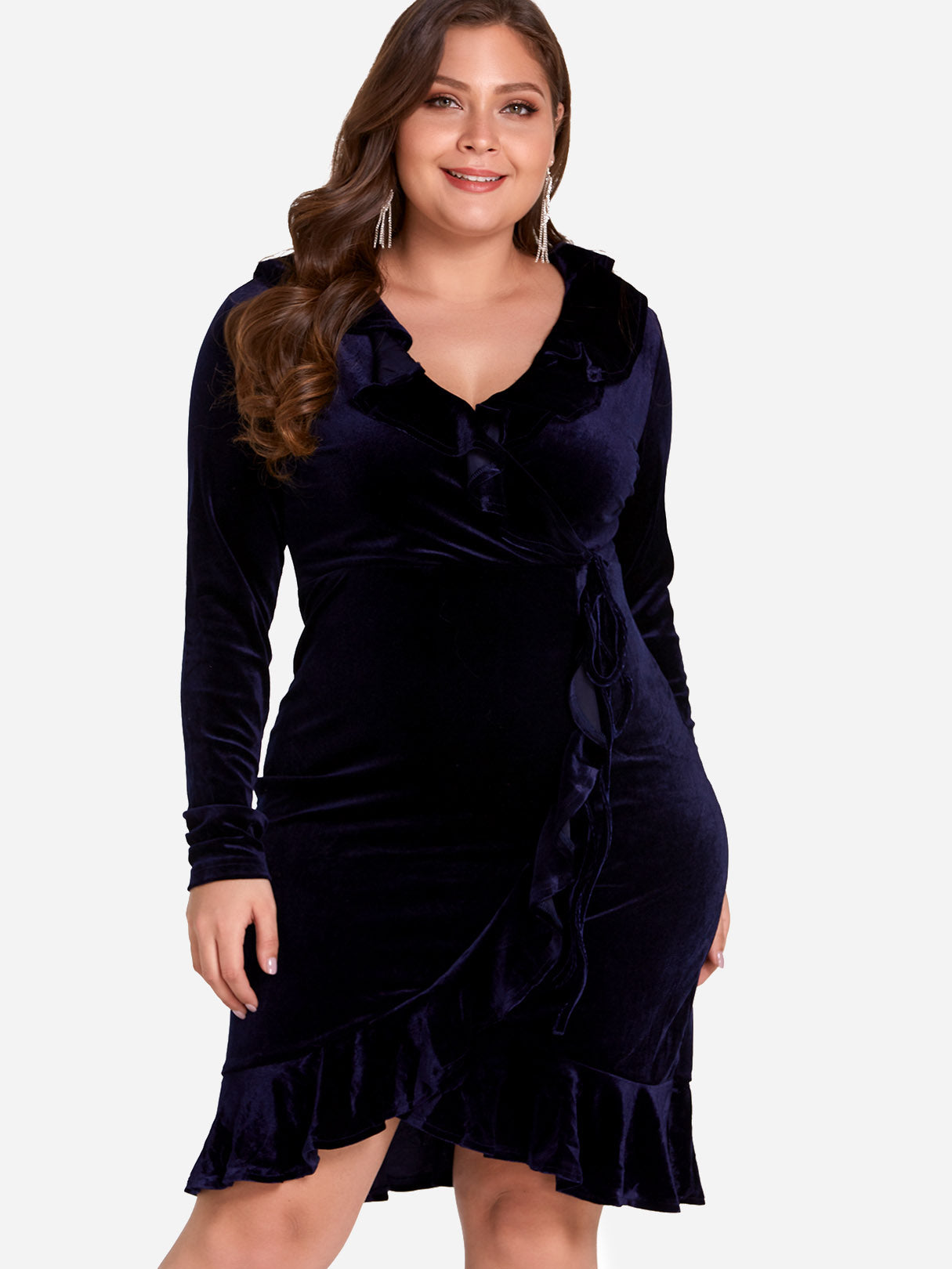 Custom Plus Size Floral Long Dresses