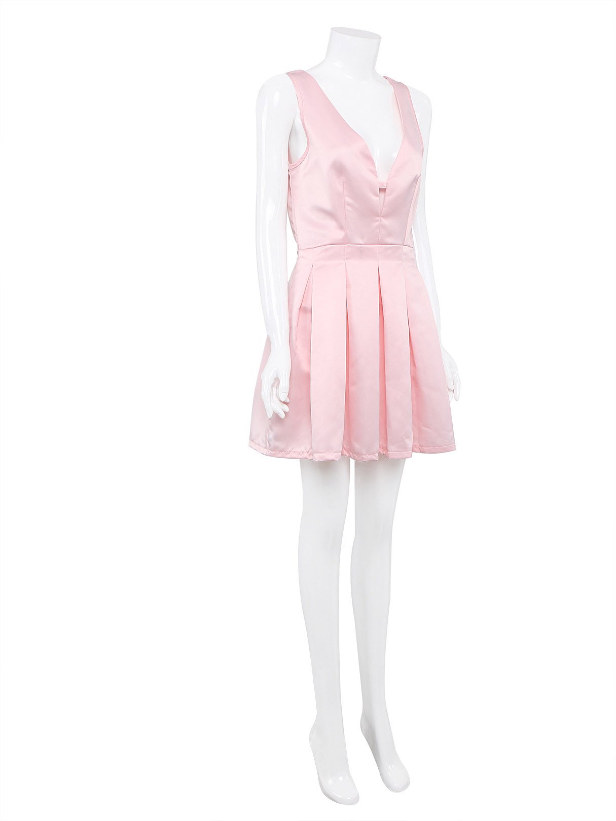 OEM Ladies Pink Casual Dresses