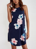 OEM Ladies Navy Floral Dresses