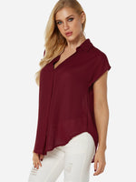 OEM Ladies Burgundy Blouses