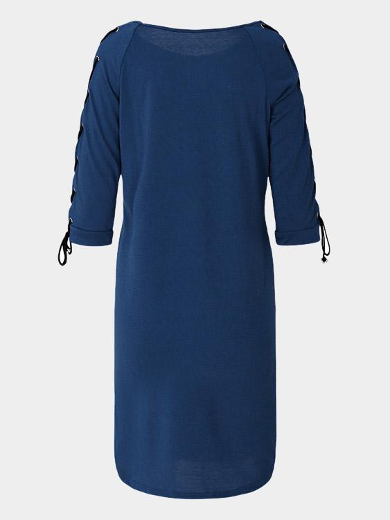 ODM Ladies Half Sleeve Casual Dresses