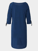 ODM Ladies Half Sleeve Casual Dresses