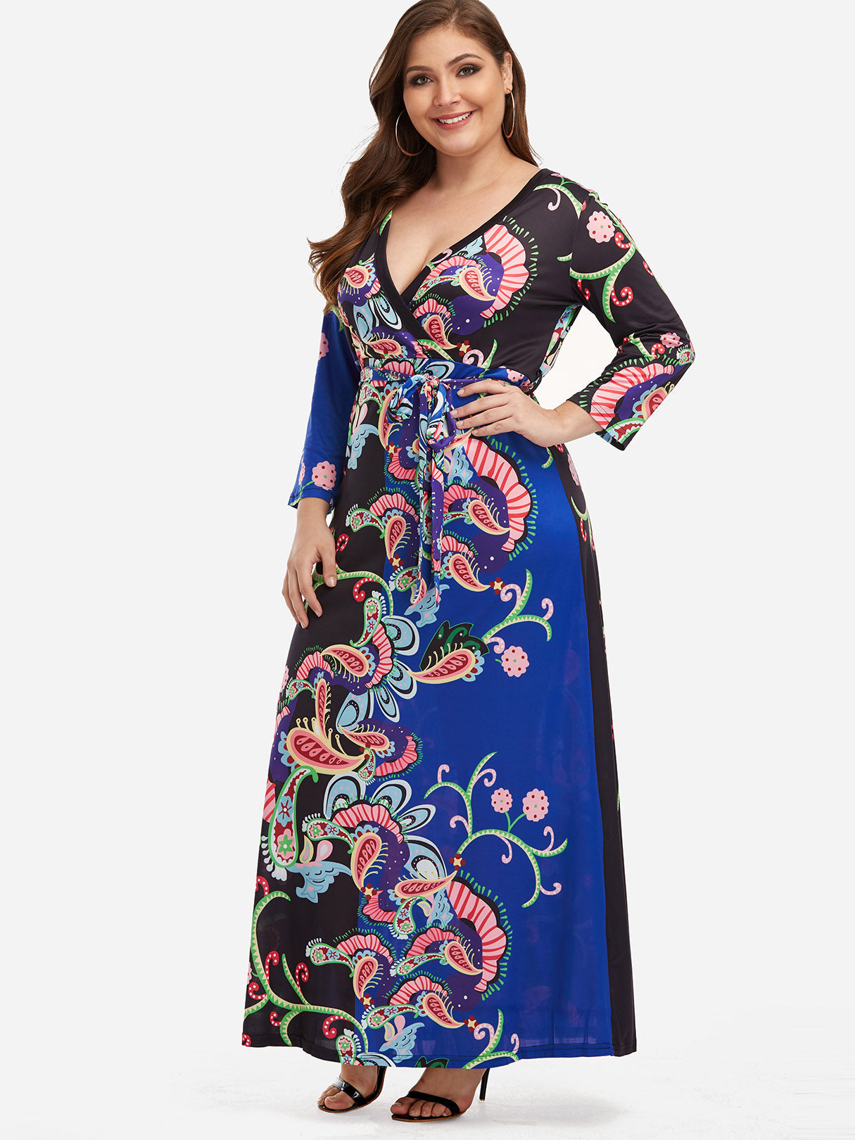 NEW FEELING Womens Multi Plus Size Dresses