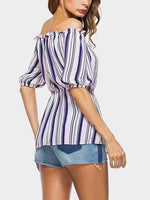 NEW FEELING Womens Striped Blouses
