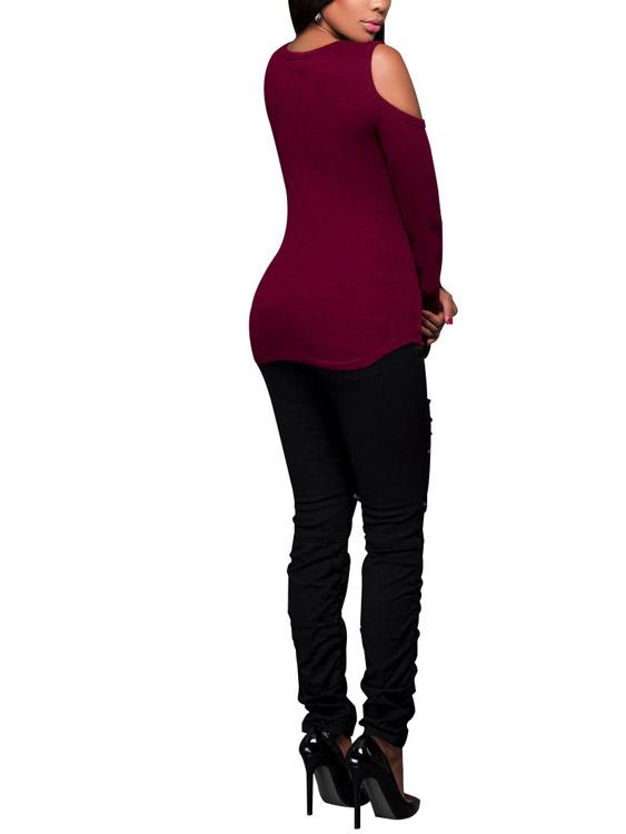OEM Ladies Burgundy T-Shirts