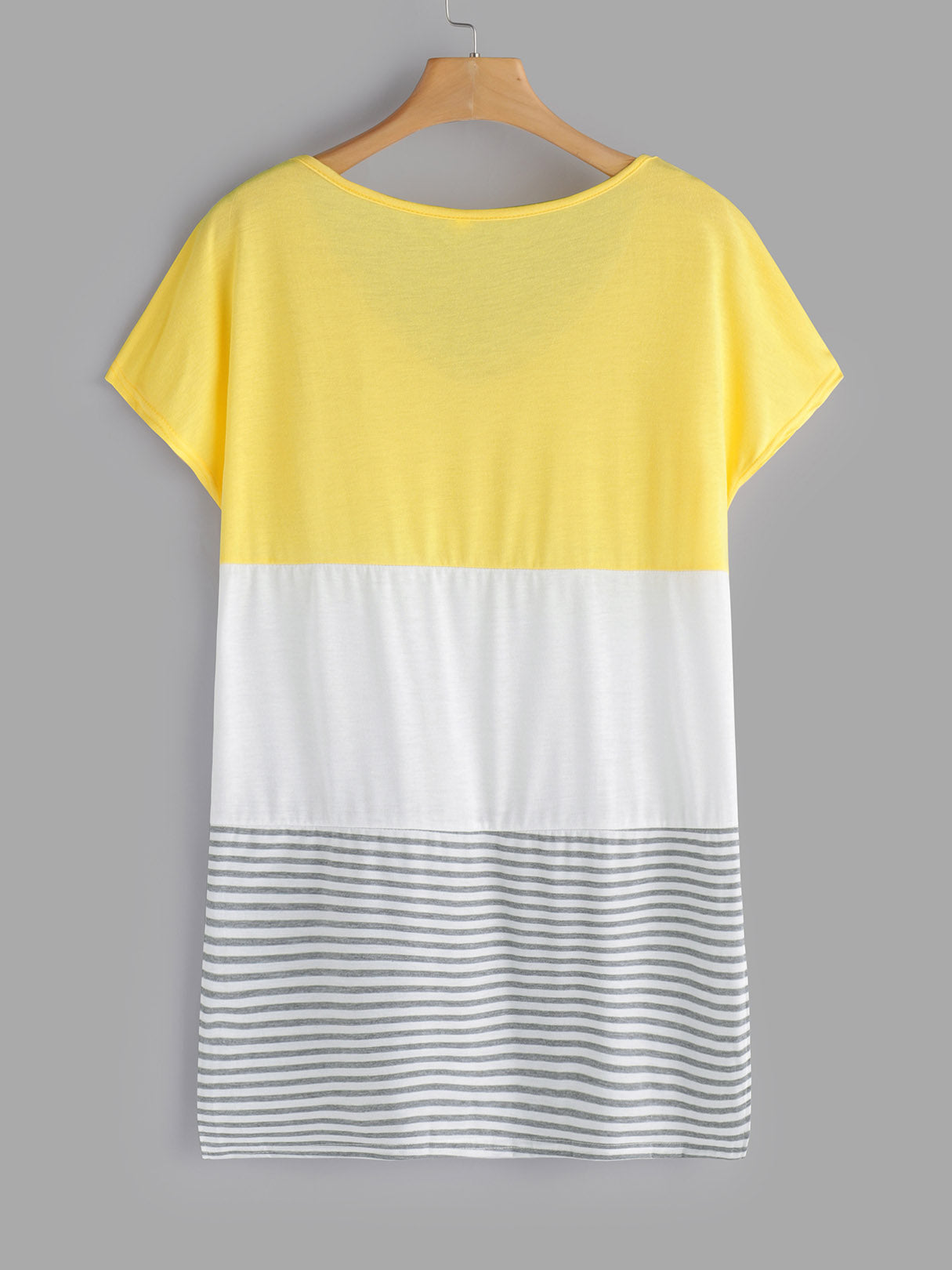 NEW FEELING Womens Yellow T-Shirts