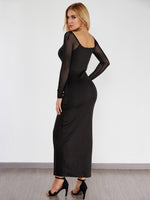 NEW FEELING Womens Black Maxi Dresses