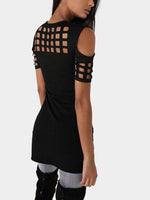 NEW FEELING Womens Black T-Shirts