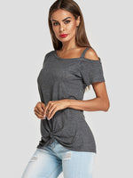 OEM Ladies Dark Grey Blouses