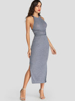 OEM Ladies Grey Sexy Dresses