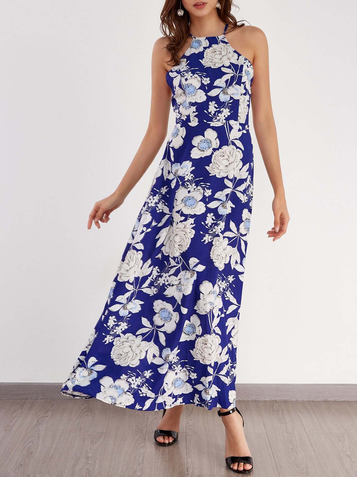 OEM Ladies Floral Maxi Dresses