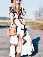 OEM Ladies White Maxi Dresses