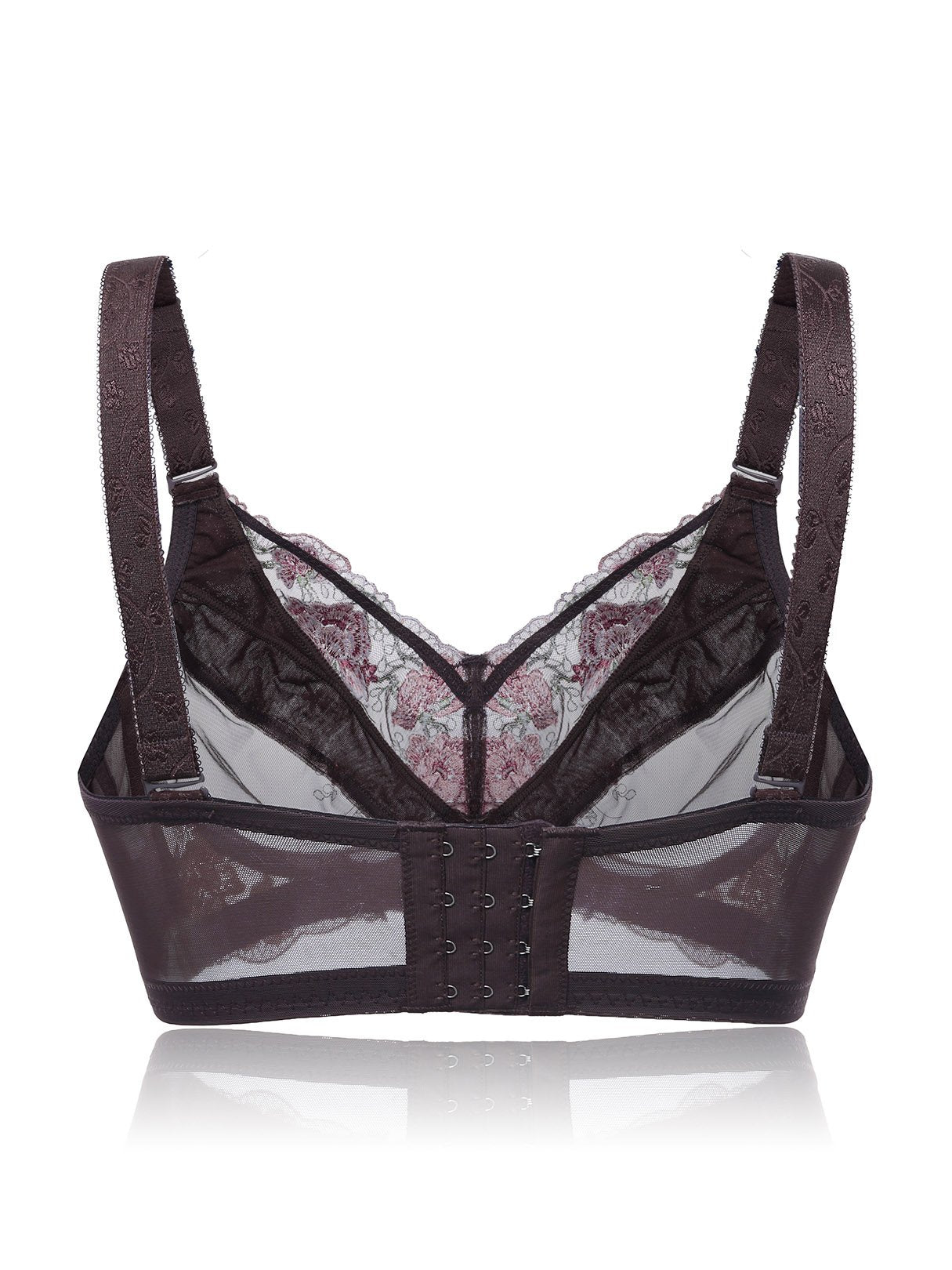 NEW FEELING Womens Coffee Plus Size Intimates