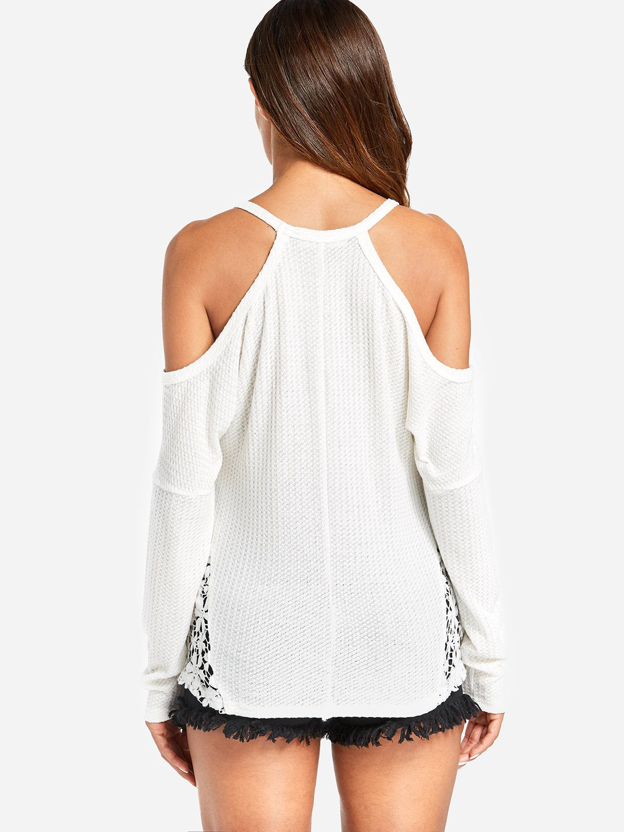 NEW FEELING Womens White T-Shirts