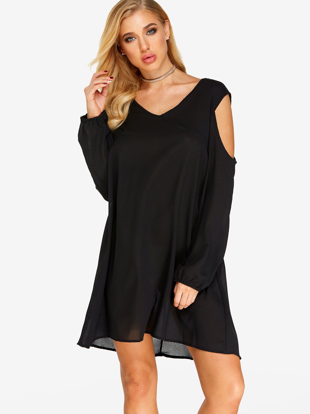 OEM ODM Womens Long Sleeve Midi Dress