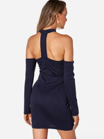 NEW FEELING Womens Navy Mini Dresses