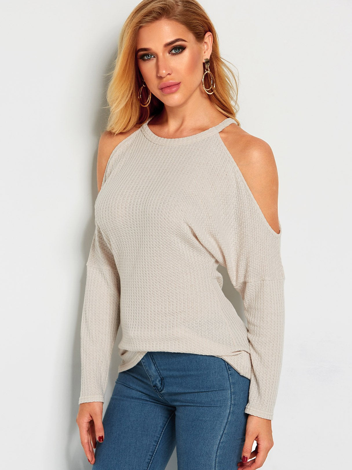 OEM Ladies Beige T-Shirts